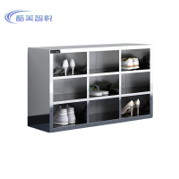 酷美智悦 304不锈钢单面9格鞋柜1000*300*600mm KM-JZ520 个