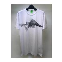 Hugo boss男款白色纯棉圆领短袖T恤简约休闲舒适透气百搭上衣