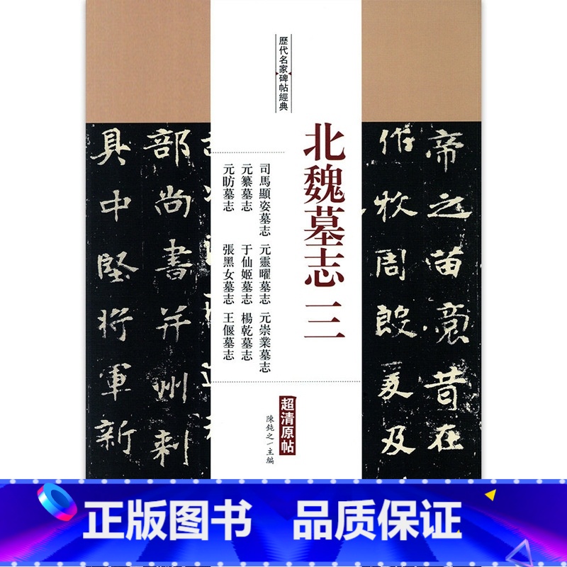 [正版]0减40北魏墓志三司马顯姿墓志元霊曜墓志元崇业墓志元纂墓志于仙姬墓志杨乾墓志元肪墓志张黑女墓志王堰墓志毛笔字帖