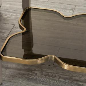 森美人萨凡纳/美式木质正方形边几置物小户型边角几方几240H-7 高脚边几.