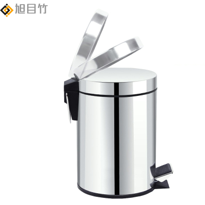 不锈钢圆形脚踏垃圾桶 20L 个