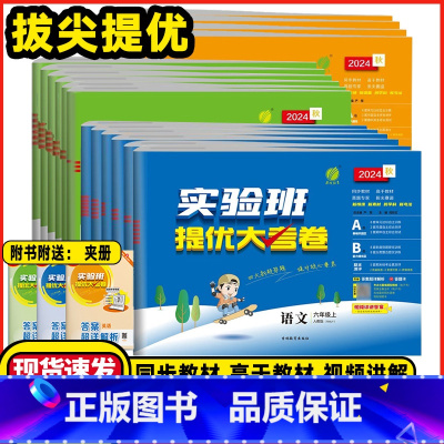 3本❤️语文人教+数学人教+英语人教 三年级上 [正版]2024秋实验班提优大考卷一年级二三年级四五六年级上册下册语文数