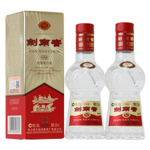 剑南春52度经典版小酒 100ml*2瓶小酒 浓香型白酒