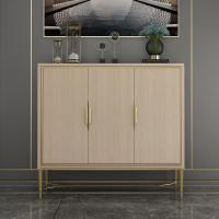 森美人美式轻奢鞋柜玄关柜家用口大容量收纳柜现代简约实木入户厅柜