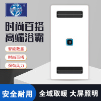 顶回美 智能电器 浴霸(双取暖全屏005)安全速热 强劲双核取暖浴霸卫生间多功能浴室暖风机