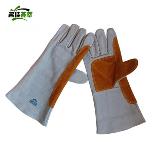 名佳荟萃 电焊牛皮手套 35cm 双