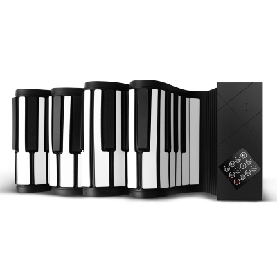 莫非Murphy电子软手卷钢琴88键盘加厚专业版成人女折叠便携式初学者电子琴