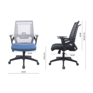 富和美(BNF)办公家具电脑椅家用椅子人体工学椅座椅工作椅员工椅会议椅职员椅办公椅透气网布椅网椅旋转椅升降椅145电脑椅