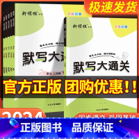 语文 人教版 五年级下 [正版]新领程默写大通关语文一年级二年级三年级四年级五年级六年级上册下册人教版小学同步练习簿专项