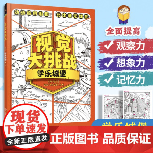 视觉大挑战 学乐城堡 3-10岁儿童视觉挑战益智游戏书 幼儿专注力训练宝宝左右脑开发早教书 学前益智启蒙培养专注力书籍