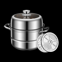 泉好 不锈钢蒸锅 QHC-2816 套