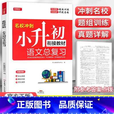 总复习 语文 小学升初中 [正版]2023小升初模拟试卷真题卷语文数学英语全套人教版小学毕业升学系统总复习知识大集结资料