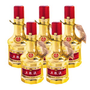 五粮液金装小酒52度50ml*5 浓香型白酒