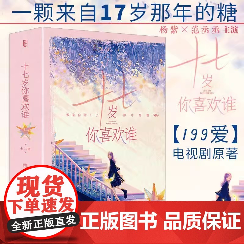 十七岁你喜欢谁 樱十六 著 杨紫x范丞丞主演 电视剧199爱原著小说 新增万字番外 怀旧年代青春文学言情小说