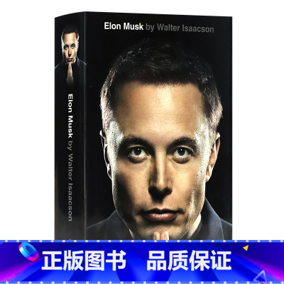 埃隆马斯克传(精装) [正版] 2024年新版精装埃隆马斯克传英文原版自传 Elon Musk 特斯拉之父硅谷钢铁侠