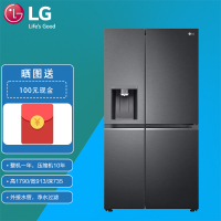 LG S651MC58B 635L透视窗 黑色 自动制冰 真空隔热板 主动抗菌 冰水分离器 门中门 双风系·对开门冰箱
