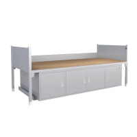 东升顺制式上下铺宿舍床钢制铁架高低床铁艺组合床13款单层床