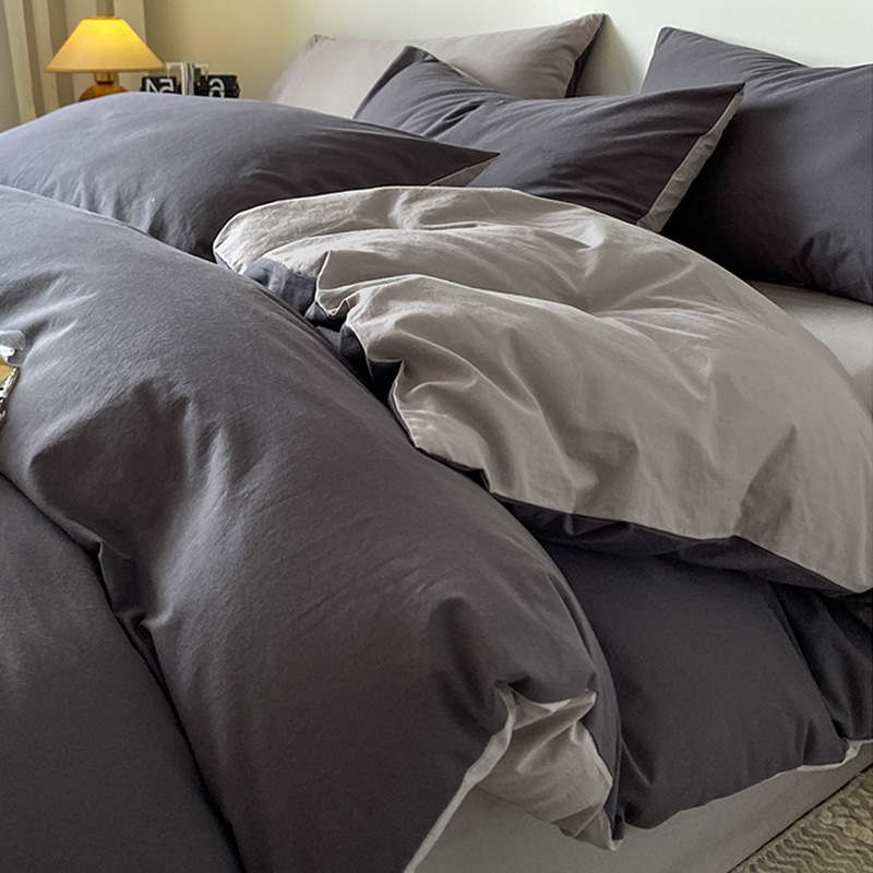 欧帝雅 ODY-BT-062 1.5/1.8米床单四件套[床单230x245被套200x230] 深灰 单位:件