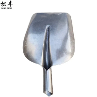 松丰(SONG FENG)农用锰钢大号铁锹钢铲大煤铲大方锹平锹大板锹大铁锨41cm*28.5cm张