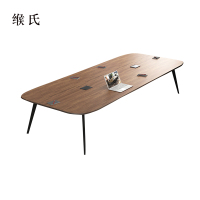 缑氏会议桌工作桌培训桌小型洽谈桌长2.4米宽1.2米[工厂现做 7天内发货]