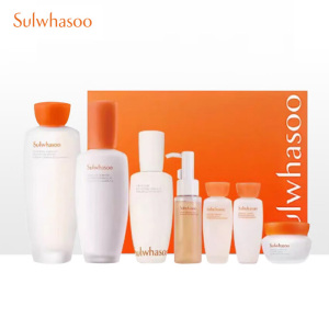 [新版润燥精华套装]雪花秀滋盈水乳护肤品套装滋盈水乳润燥精华护肤品套装 滋阴/滋盈肌本水乳润燥精华面部七件套盒礼盒