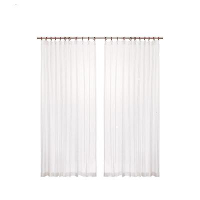 家柏饰(CORATED)设计仿麻材质白纱帘日式简约透光记忆定型窗纱