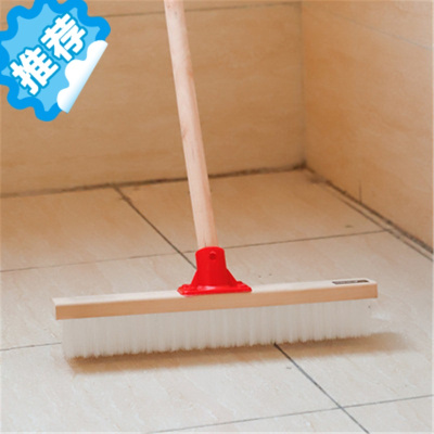 三维工匠硬毛大号长柄地板地毯刷户外厨房洗地刷大刷子加长水泥瓷砖
