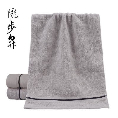 陇步昇 LBS-MJ02 33*74cm颜仕棉毛巾浅灰色