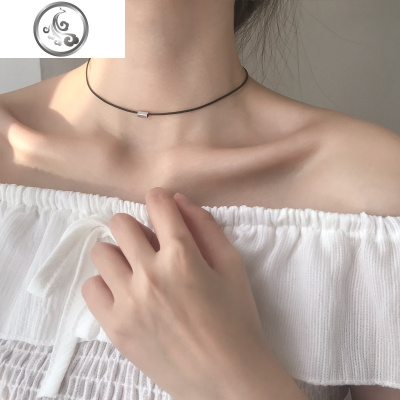 颈链choker项圈项链女韩版冷淡风锁骨链脖子饰品简约颈带学生森系 JiMi
