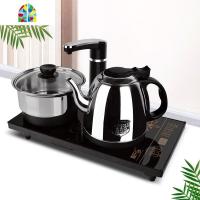 电磁炉茶具全自动上水壶电热烧水壶家用抽水泡茶炉器专用一体茶台 FENGHOU 10包胶壶全自动黑色