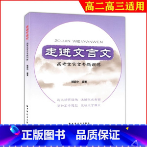 高考 高中通用 [正版]走进文言文 高中文言文课外阅读与训练精选 高中基础知识 高一二三年级高考全一册 高中语文课外文言