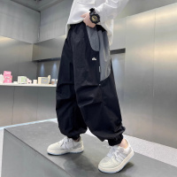 男童春秋款裤子2026新款男孩春装休闲儿童运动束脚裤中大童休闲裤