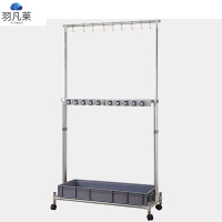 羽凡莱 可移动高低款拖把架 10卡22钩 个
