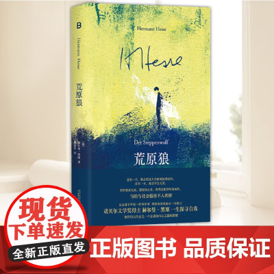 荒原狼 诺贝尔文学奖得主黑塞代表作 写给与这个世界格格不入的你 一部无与伦比爆炸性的作品 正版 广西师范大学出版社