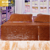麻将凉席夏季单人双人床凉席折叠夏天学生席子床席1.5 /1.8米竹席 三维工匠