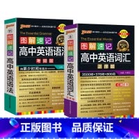 英语语法+词汇正序 高中通用 [正版]2025新版图解速记高中英语词汇3500词正序版高考单词词典背随身记pass绿卡图