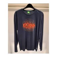 Hugo boss雨果波士长袖T恤男透气吸汗柔软易打理纯棉舒适百搭