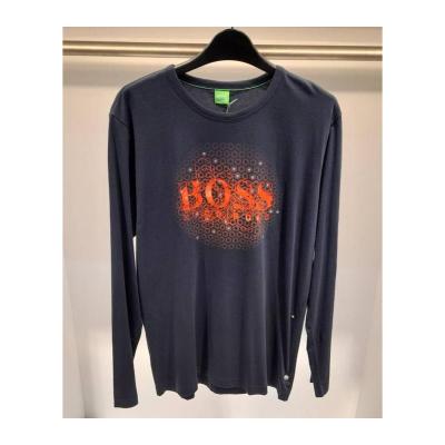 Hugo boss雨果波士长袖T恤男透气吸汗柔软易打理纯棉舒适百搭