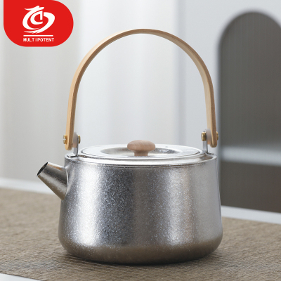 MULTIPOTENT钛金属茶壶功夫茶具泡茶壶知竹纯钛煮水壶
