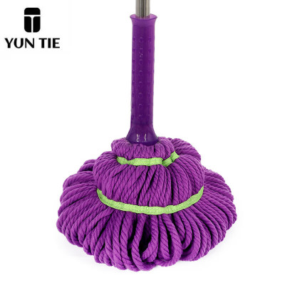 蕴铁拧水拖把紫色/把