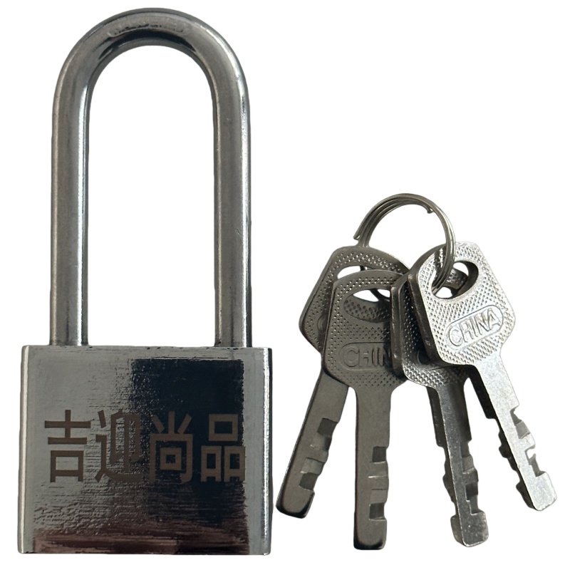 吉迎尚品 铁镀铬 挂锁防盗锁门锁锁头 多规格 个