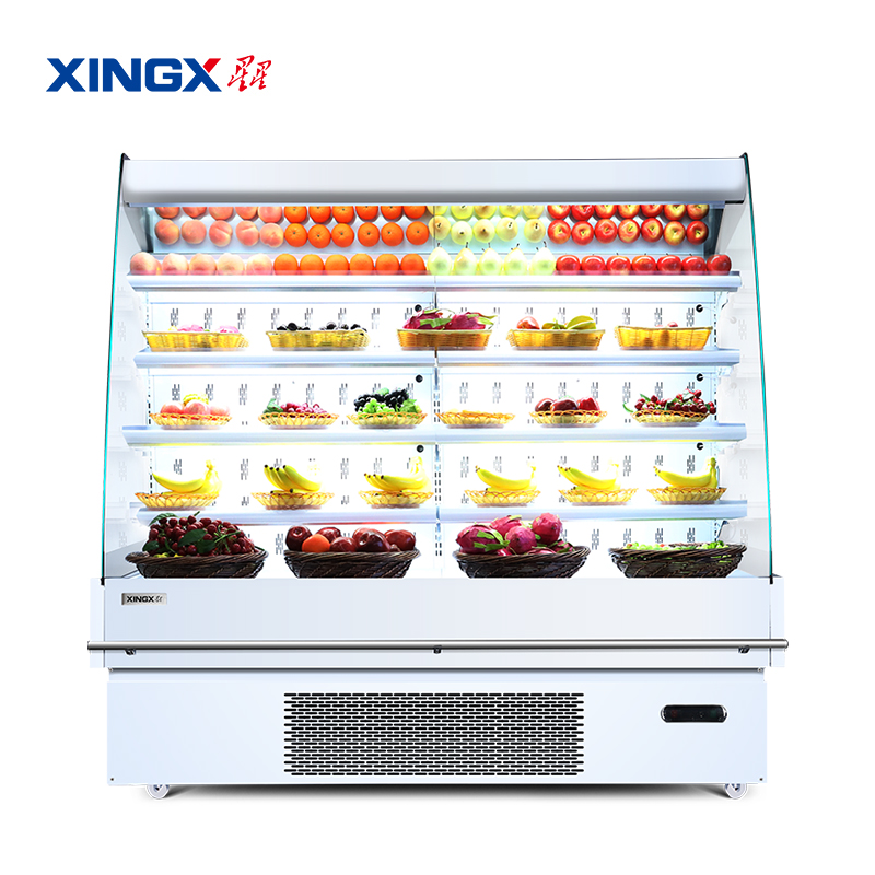 星星(xingx) 620升 超市风幕柜 展示柜冰柜 保鲜柜 水果蔬菜冷藏柜