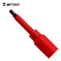 维度(WEDO)IN524B 3/8寸(10mm)绝缘注塑内六方套筒头旋具 铬钒钢 VDE 绝缘耐压1000V
