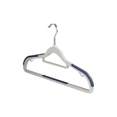 围达 双位防滑衣架 42*22cm蓝 组