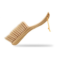 敏胤 JWL-6073 仿鬃毛玲珑木尘刷 颜色:木色