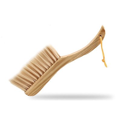 敏胤 JWL-6073 仿鬃毛玲珑木尘刷 颜色:木色