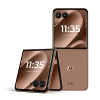 摩托罗拉 联想moto razr 60 pro 4英寸AI大外屏 5000万双主摄 第六代折叠屏 12+256 摩卡慕斯