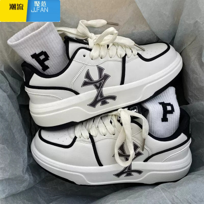 聚范潮牌男鞋新款运动休闲小众设计感板鞋百搭厚底增高小白潮鞋