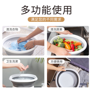 一倍折叠脸盆
