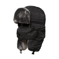 围盛 雷锋帽 黑色 顶